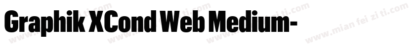 Graphik XCond Web Medium字体转换